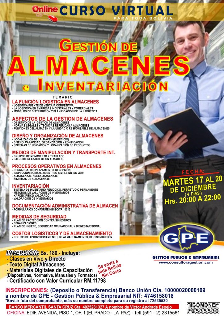 1. GESTION DE ALMACENES V