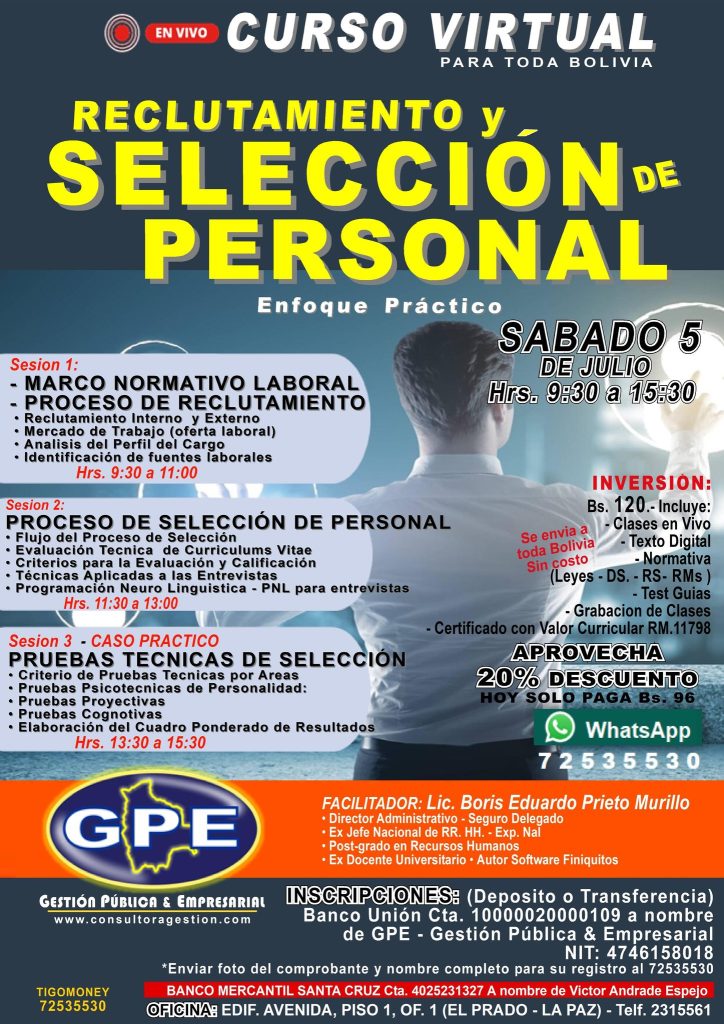 0.1 SELECCION DE PERSONAL