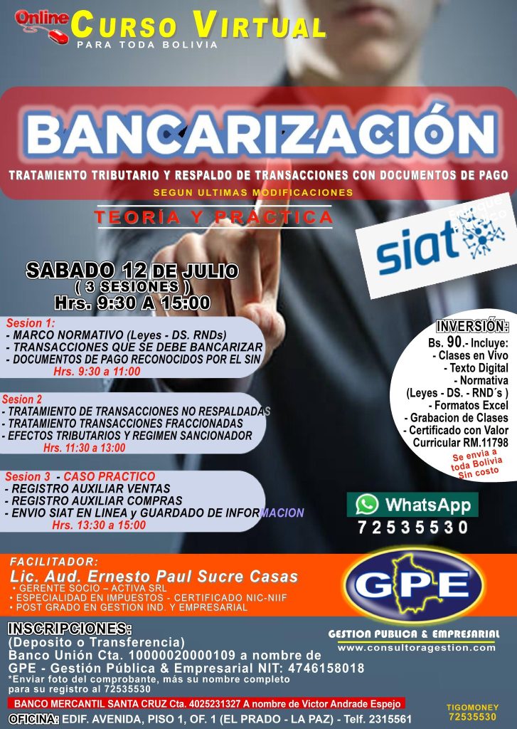 3. BANCARIZACION