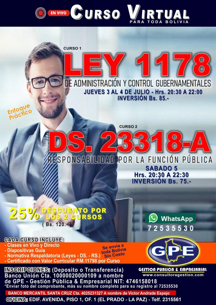 3. LEY 1178 V DS. 23318 V