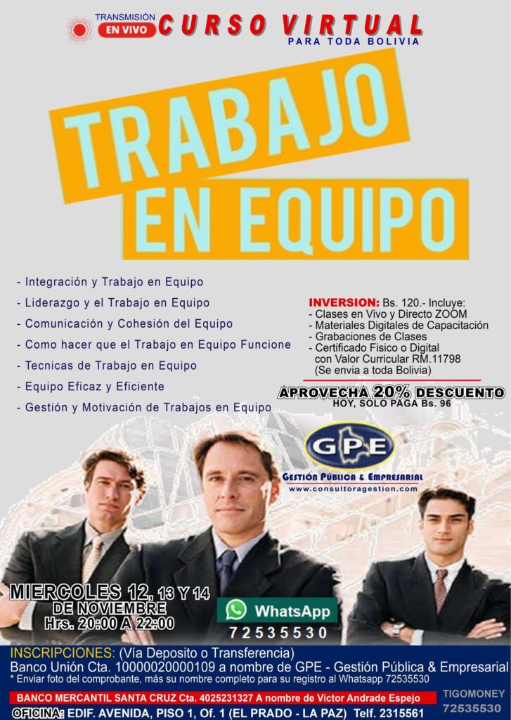 3. TRABAJO EN EQUIPO V