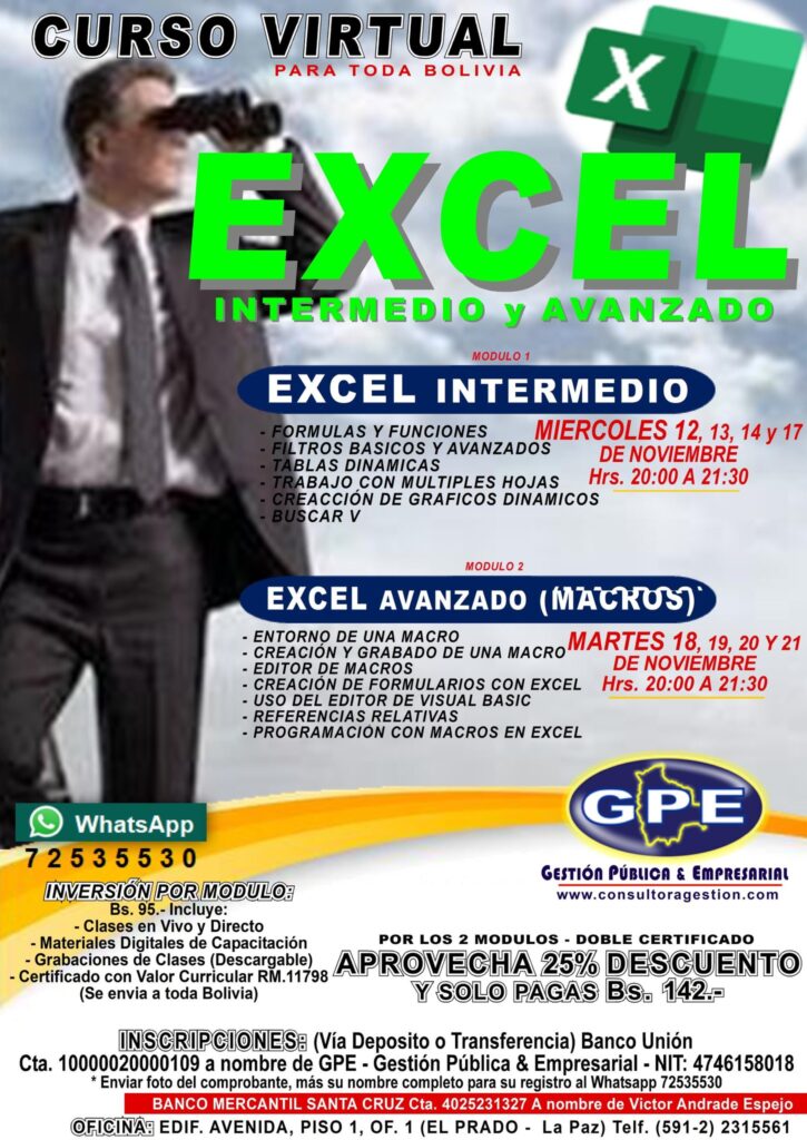 5. EXCEL INTERMEDIO AVANZADO V