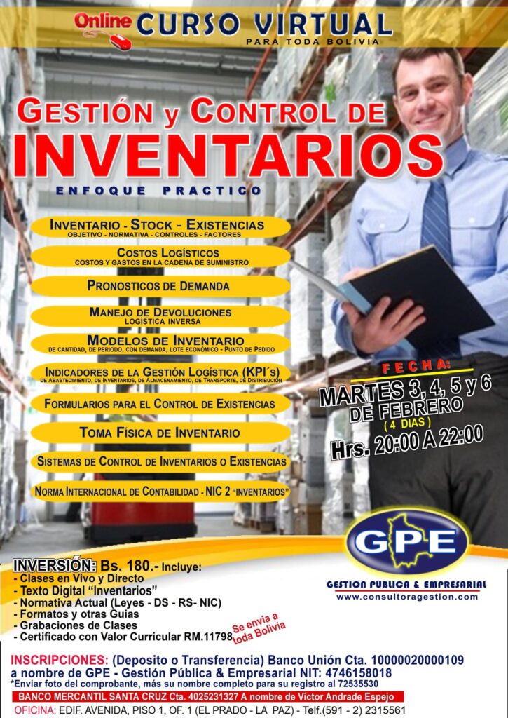 3. GESTION Y CONTROL DE INVENTARIOS - V