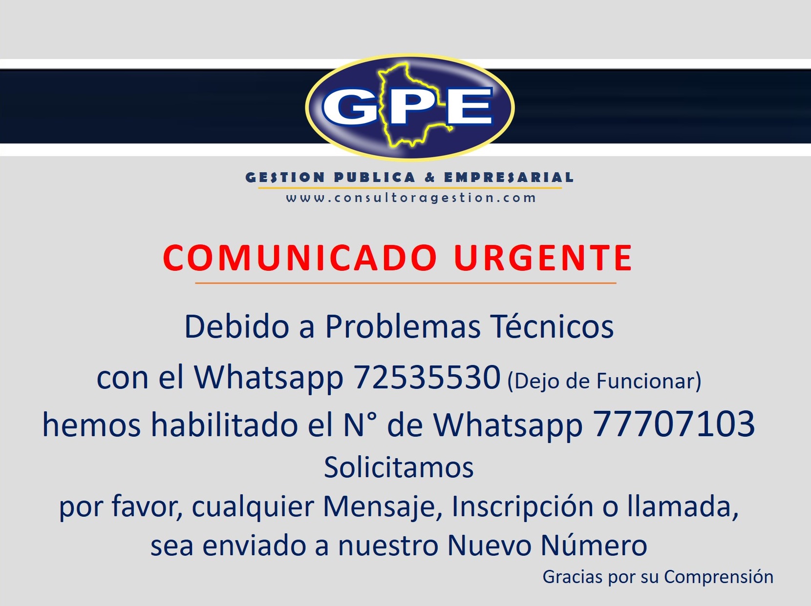 comunicado