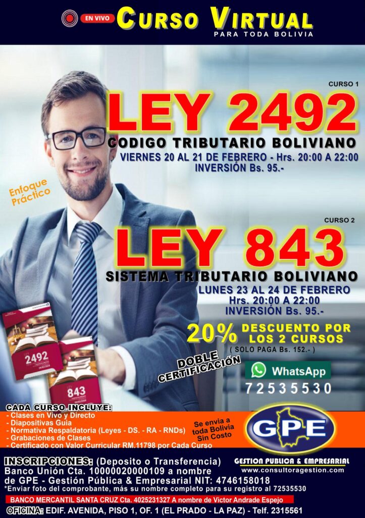 1. LEY 2492 V LEY 843