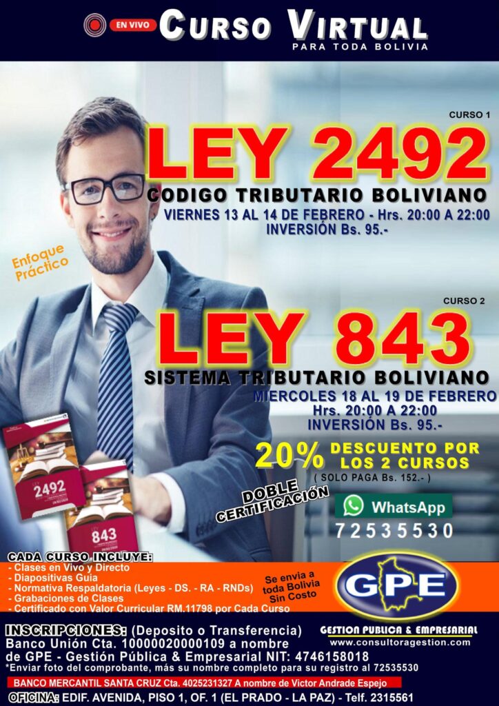 3. LEY 2492 V