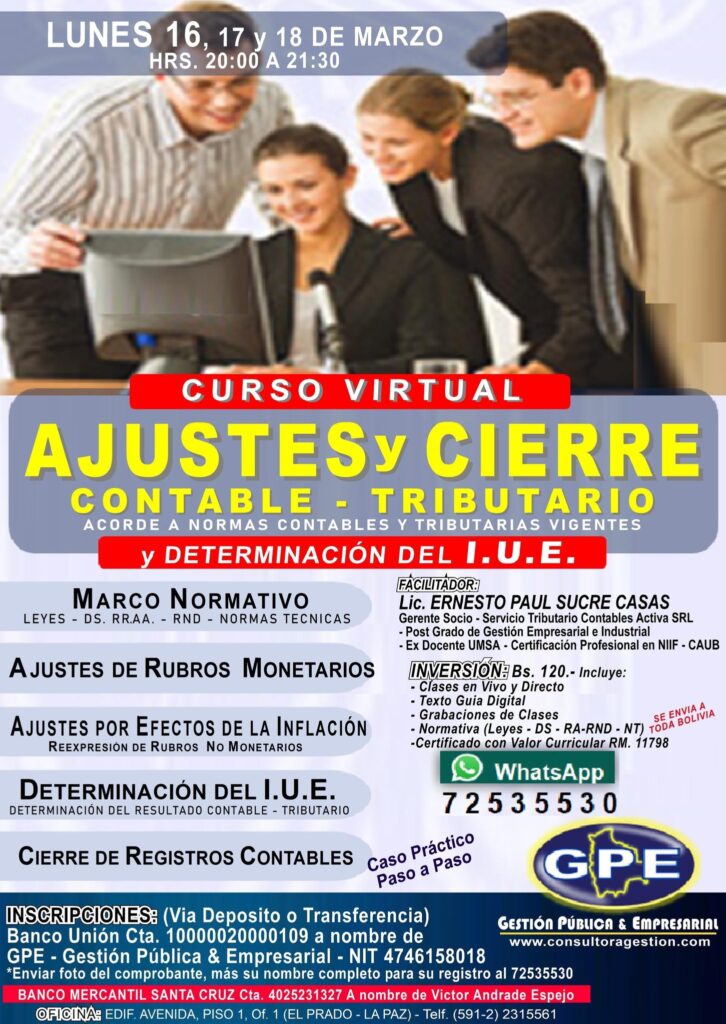 3. AJUSTE Y CIERRE CONTABLE V