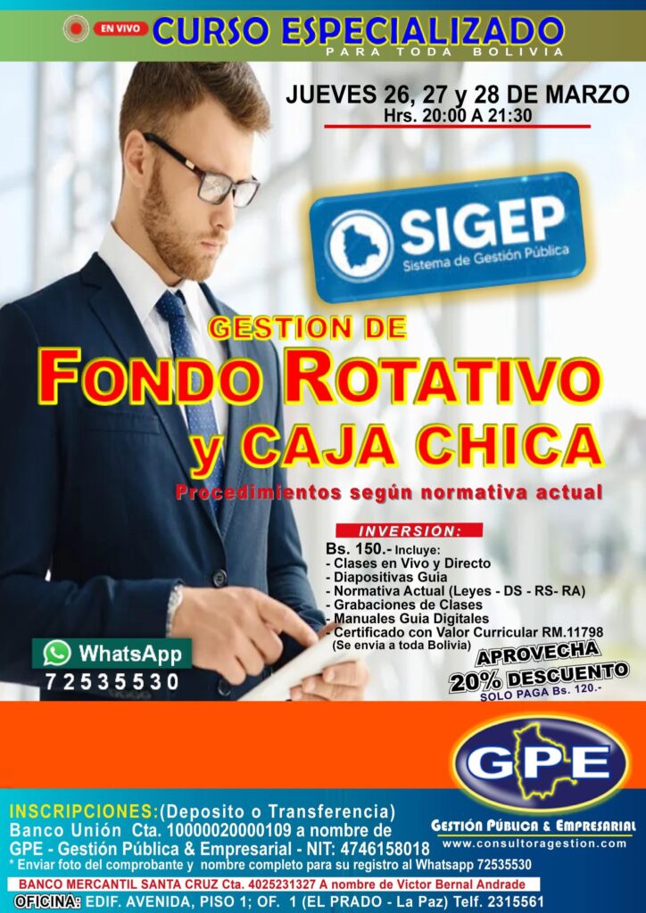 5.GESTION DE FONDO ROTATIVO V