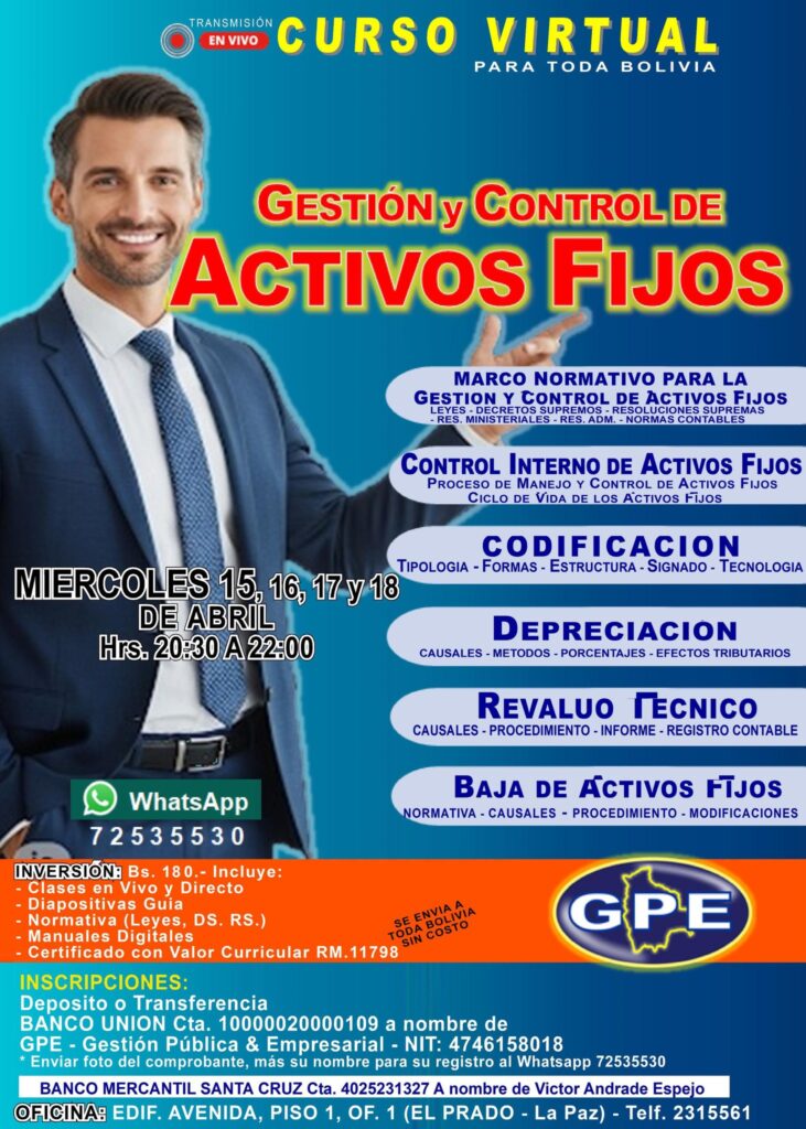 5. GESTION Y CONTROL DE ACTIVOS FIJOS V