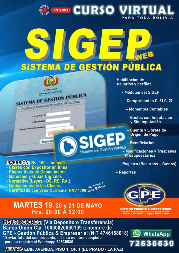 1. SIGEP V