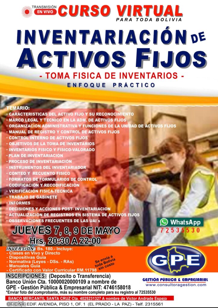 2. INVENTARIACION DE ACTIVOS FIJOS V