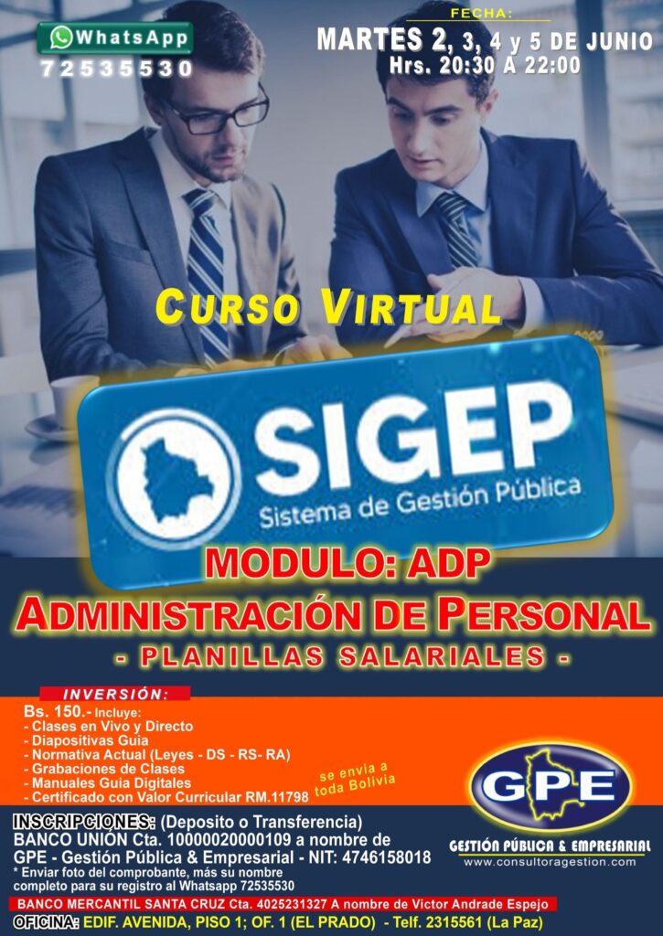 3. SIGEP ADP V