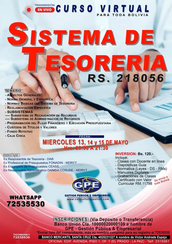 4. SISTEMA DE TESORERIA V
